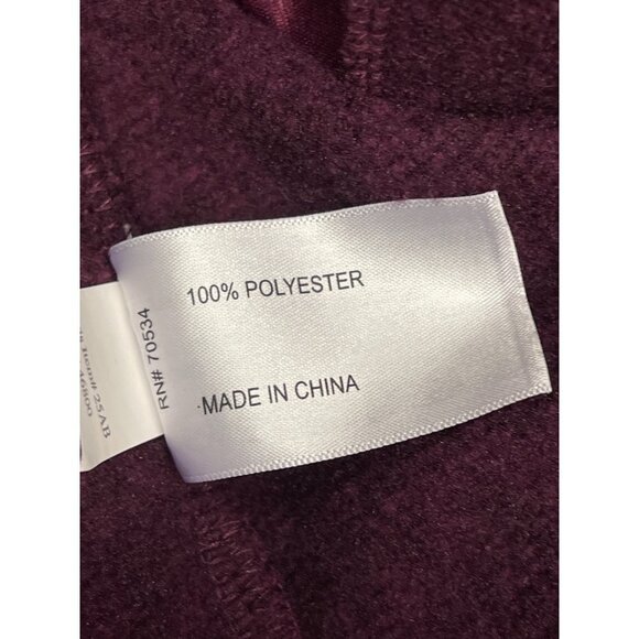 Orvis 1/4 Snap Burgundy Purple Pullover Sweater Shirt Size Large - Picture 8 of 9